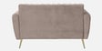 Fidel Chenille Fabric 2 Seater Sofa in Sandy Brown Colour
