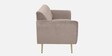 Fidel Chenille Fabric 2 Seater Sofa in Sandy Brown Colour