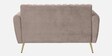 Fidel Chenille Fabric 2 Seater Sofa in Sandy Brown Colour