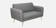 Fidel Chenille Fabric 2 Seater Sofa In Slate Grey Colour
