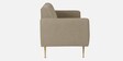Fidel Chenille Fabric 3 Seater Sofa in Beige Colour