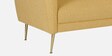 Fidel Chenille Fabric 3 Seater Sofa In Camel Yellow Colour