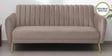 Fidel Chenille Fabric 3 Seater Sofa in Sandy Brown Colour