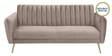 Fidel Chenille Fabric 3 Seater Sofa in Sandy Brown Colour