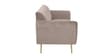 Fidel Chenille Fabric 3 Seater Sofa in Sandy Brown Colour