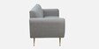 Fidel Chenille Fabric 3 Seater Sofa In Slate Grey Colour