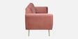 Fidel Velvet 2 Seater Sofa In Blush Pink Colour