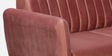 Fidel Velvet 2 Seater Sofa In Blush Pink Colour