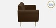 Fidel Velvet 2 Seater Sofa in Brown Colour