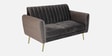 Fidel Velvet 2 Seater Sofa In Fossil Grey Colour