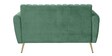 Fidel Velvet 2 Seater Sofa in Mint Green Colour