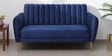 Fidel Velvet 2 Seater Sofa In Royal Blue Colour