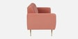 Fidel Velvet 3 Seater Sofa In Blush Pink Colour