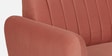 Fidel Velvet 3 Seater Sofa In Blush Pink Colour