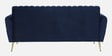 Fidel Velvet 3 Seater Sofa In Royal Blue Colour