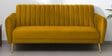 Fidel Velvet 3 Seater Sofa in Yellow Colour