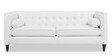 Filton Velvet 3 Seater Sofa In White Colour