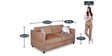 Finn 3 Seater Sofa in Beige Colour