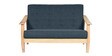 Fiona 2 Seater Sofa in Blue Colour