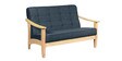 Fiona 2 Seater Sofa in Blue Colour