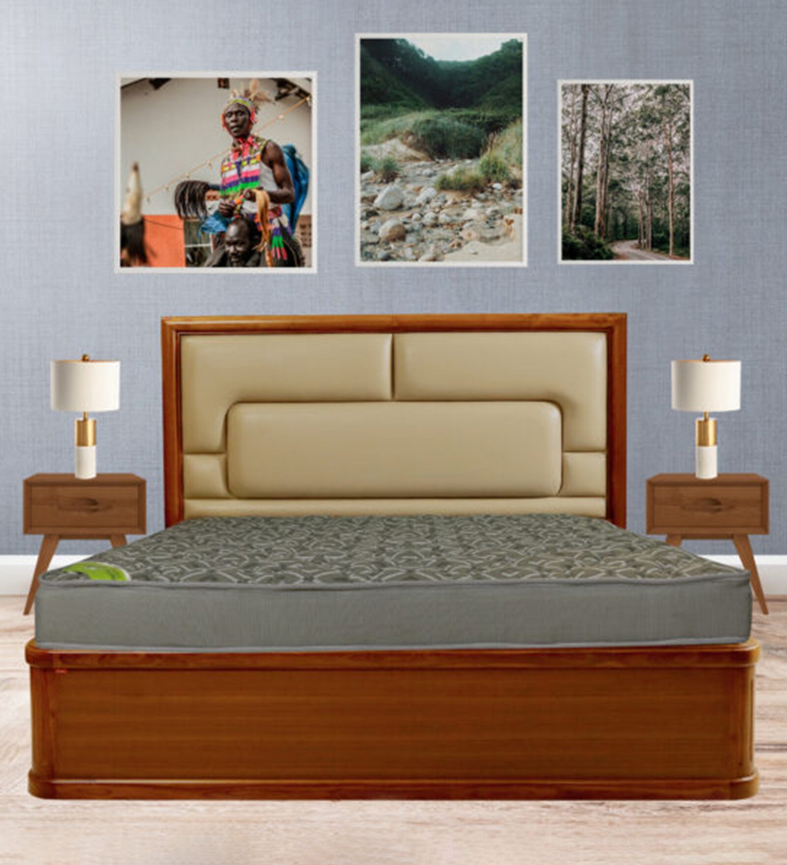 Fine Spine 6 inch Rebonded Foam Queen Size Mattress