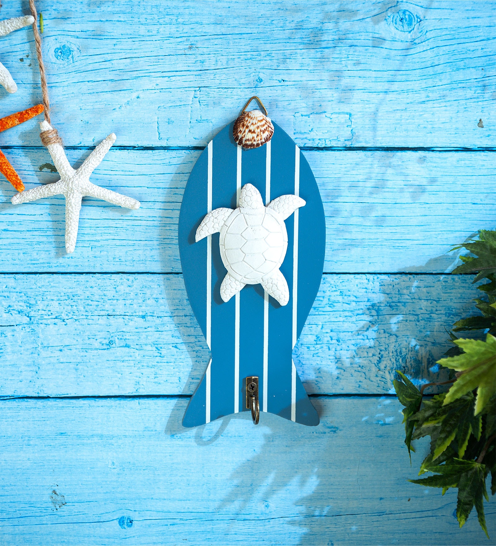 Fish Shape Turtle Wall Hooks