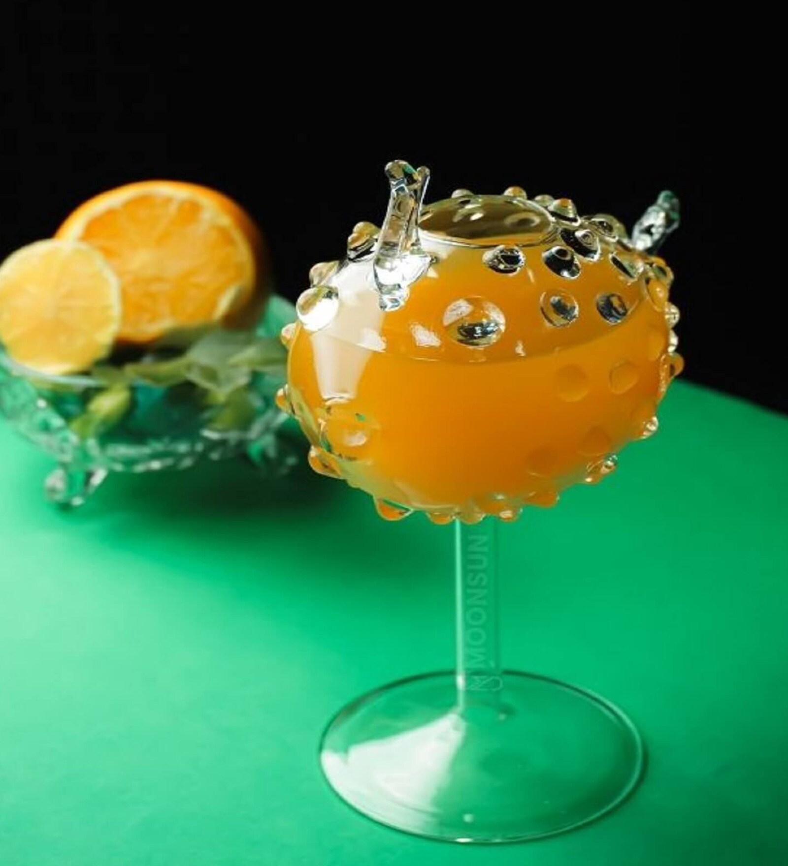 Fish Shaped 350Ml Borosilicate Glass  Cocktail Glasses