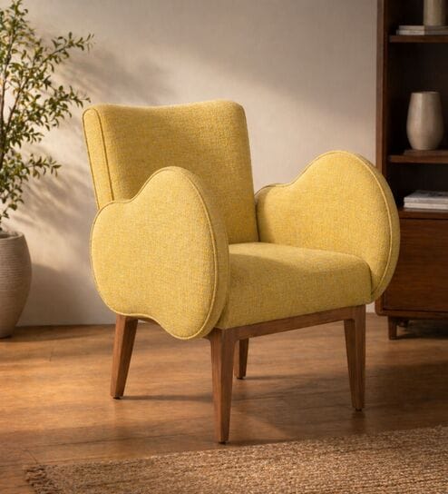 Fibo Arm Chair In Zest Lime Colour
