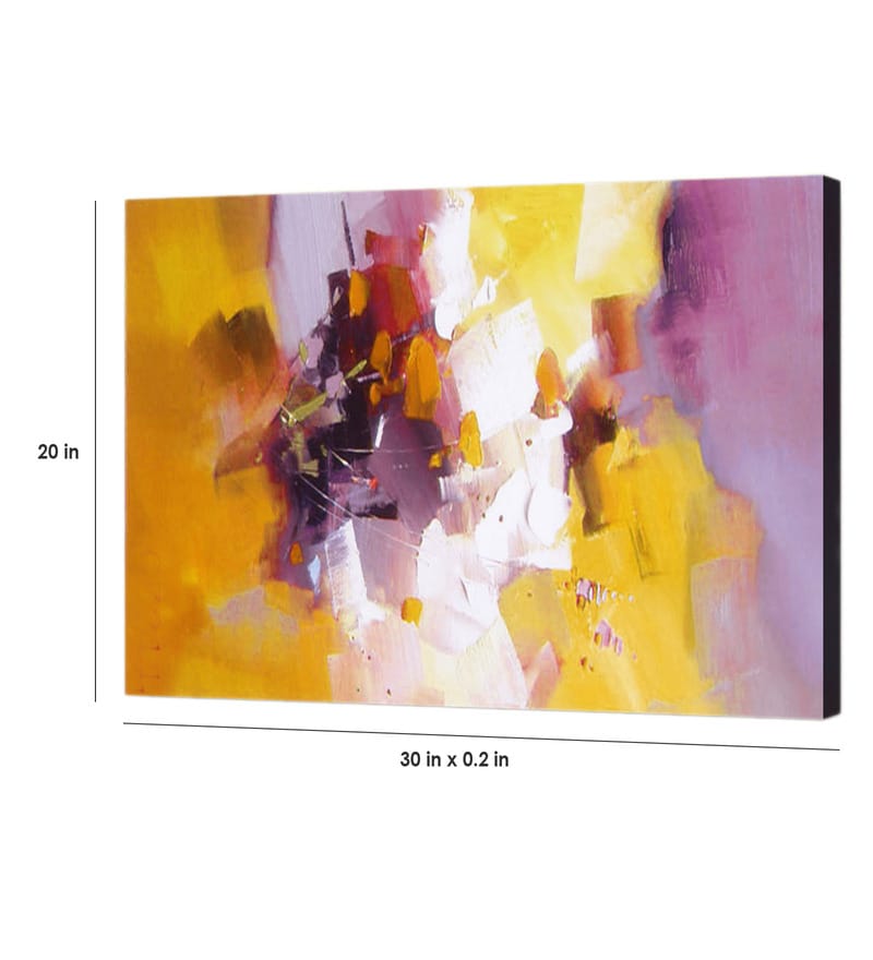 Buy Canvas 30 x 20 Inch Being Alive Unframed Handpainted Art Painting ...