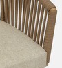 Fiala Metal Outdoor Bar Chair In Light Wood Colour