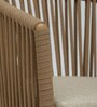 Fiala Metal Outdoor Bar Chair In Light Wood Colour