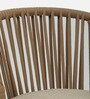 Fiala Metal Outdoor Bar Chair In Light Wood Colour