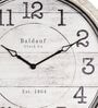 Fiber Wall Clock Numeric Big Baldauf Grey 30 Inch