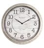 Fiber Wall Clock Numeric Big Baldauf Grey 30 Inch