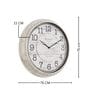 Fiber Wall Clock Numeric Big Baldauf Grey 30 Inch