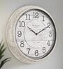 Fiber Wall Clock Numeric Big Baldauf Grey 30 Inch