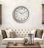Fiber Wall Clock Numeric Big Baldauf Grey 30 Inch