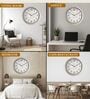 Fiber Wall Clock Numeric Big Baldauf Grey 30 Inch