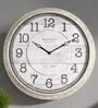 Fiber Wall Clock Numeric Big Baldauf Grey 30 Inch