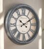 Fiber Wall Clock Poly Grey Big Baldauf 20 Inch