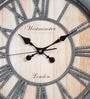 Fiber Wall Clock Poly Grey Big Baldauf 20 Inch