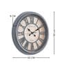 Fiber Wall Clock Poly Grey Big Baldauf 20 Inch