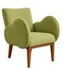 Fibo Arm Chair In Green Colour