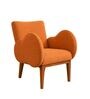 Fibo Arm Chair In Orange Colour