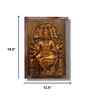 Fibre Panchmukhi Hanuman Relief Mural Bronze