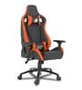Fiction Gaming Chair in Black & Orange Colour