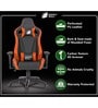 Fiction Gaming Chair in Black & Orange Colour