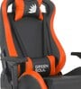 Fiction Gaming Chair in Black & Orange Colour
