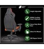 Fiction Gaming Chair in Black & Orange Colour