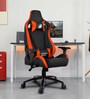 Fiction Gaming Chair in Black & Orange Colour